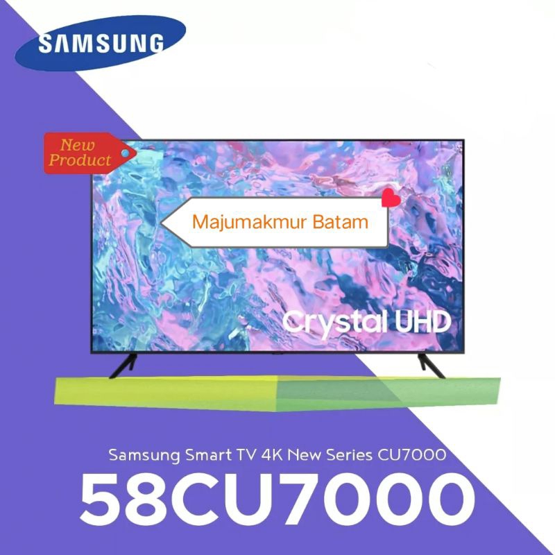 SAMSUNG SMART TV 4K UHD 58 INCH UA58CU7000 2023