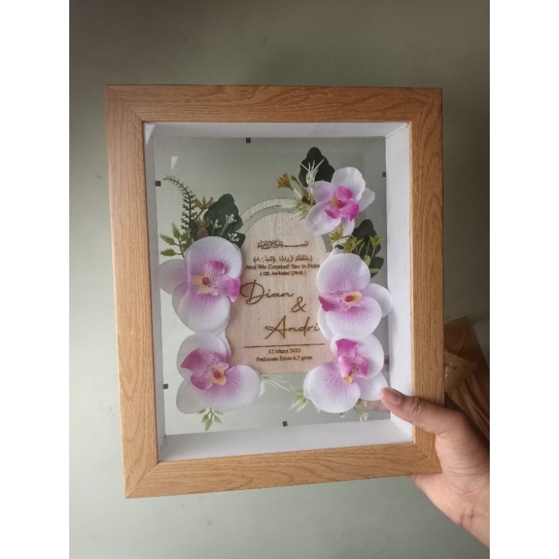Mahar ELEGAN ANGGREK TRANSPARAN mewah TERMURAH