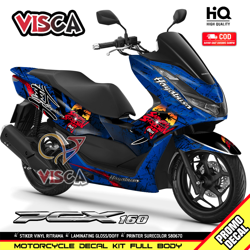 (COD) Decal Pcx 160 Full Body 2021 2022 2023 Stiker Pcx 160 Full Body 2022 Dekal Pcx 160 Full Body 2
