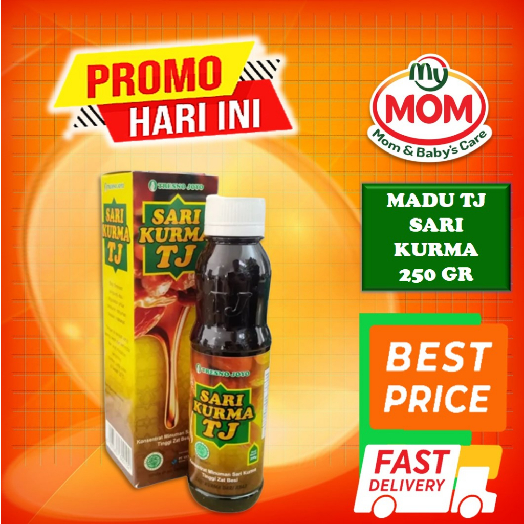 

MADU TJ Sari Kurma 250gr - Madu Arab Kurma 250gr - Madu Kurma - Madu Murni Asli - MyMom