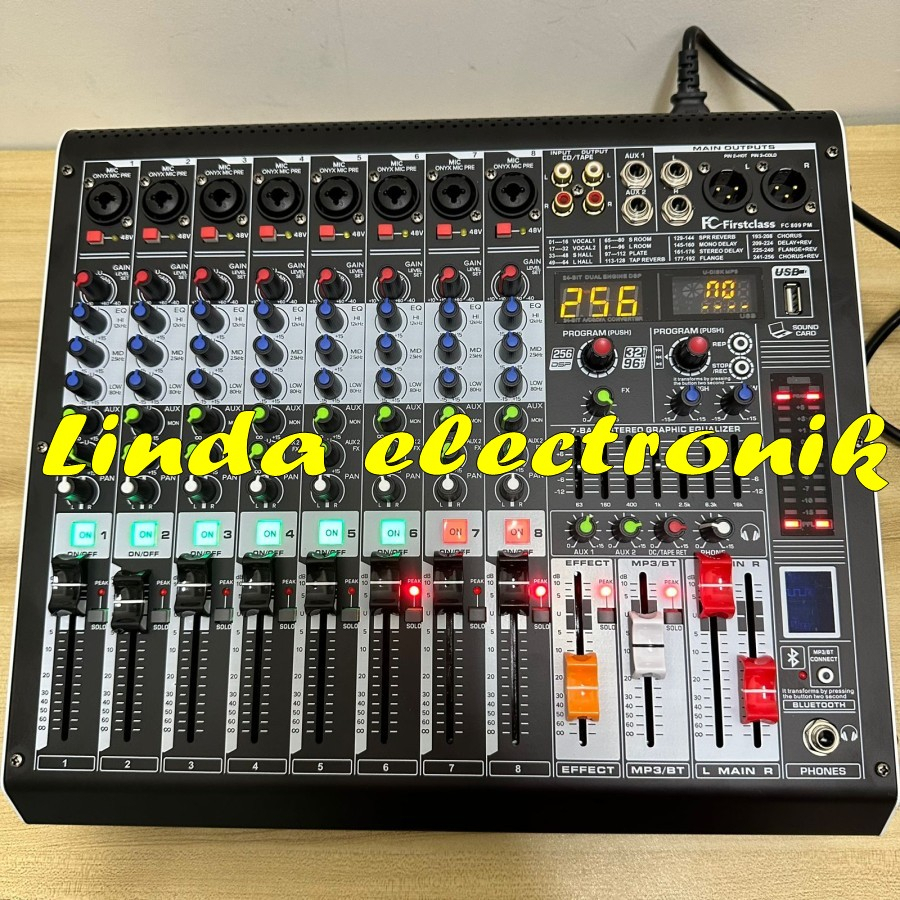 POWER MIXER FIRSTCLASS FC 809 PM / 809PM / FC809 PM (ORIGINAL)600w x 2