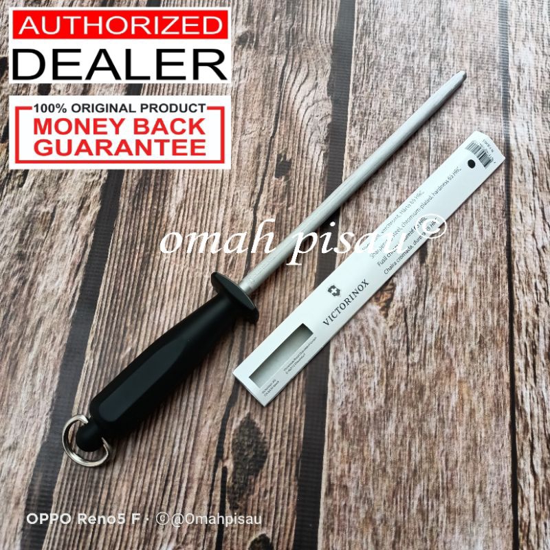 Pengasah pisau Victorinox 25 cm Sharpening steel 7.8303 Original Swiss