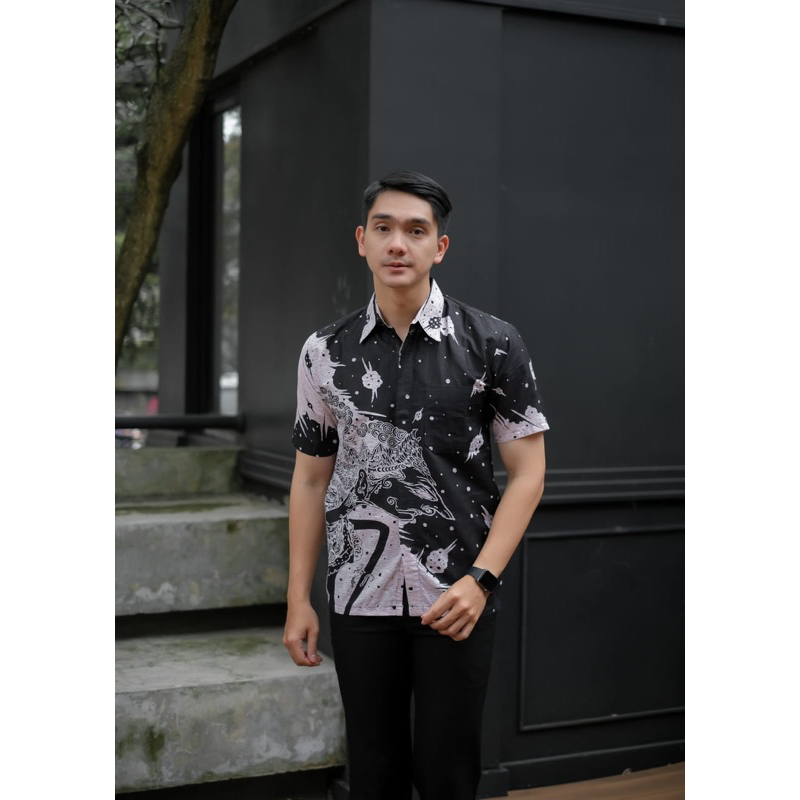 BATIK PRIA HITAM MANIS BY DISTRO BATIK