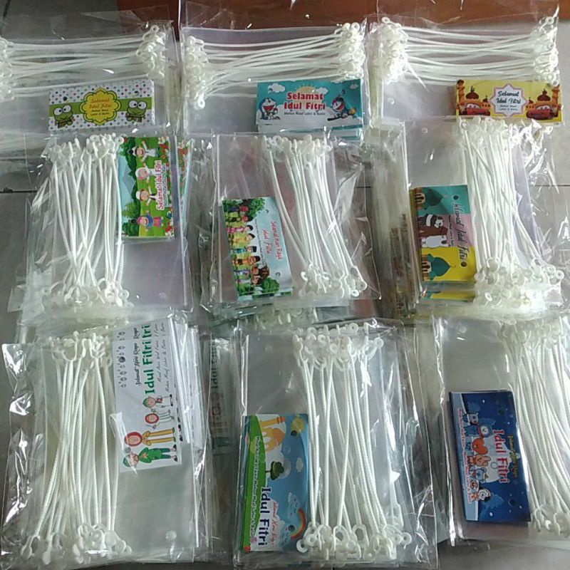 

Label Snack Lebaran Idul Fitri Plus Amplop THR Kecil(1 Paket Tanpa Snack)