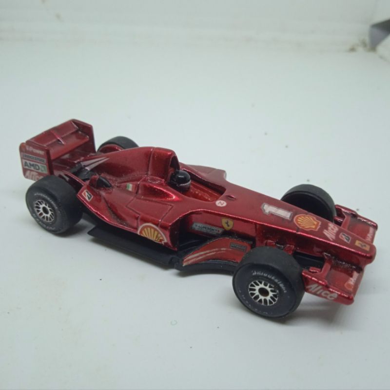 hot wheels grand racer kimi raikkonen 2006 Ferrari F1 gp merah
