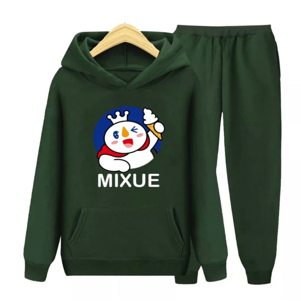 SETELAN ANAK MIXUEE SETELAN HOODIE BAJU ANAK PEREMPUAN 1-6 TAHUN
