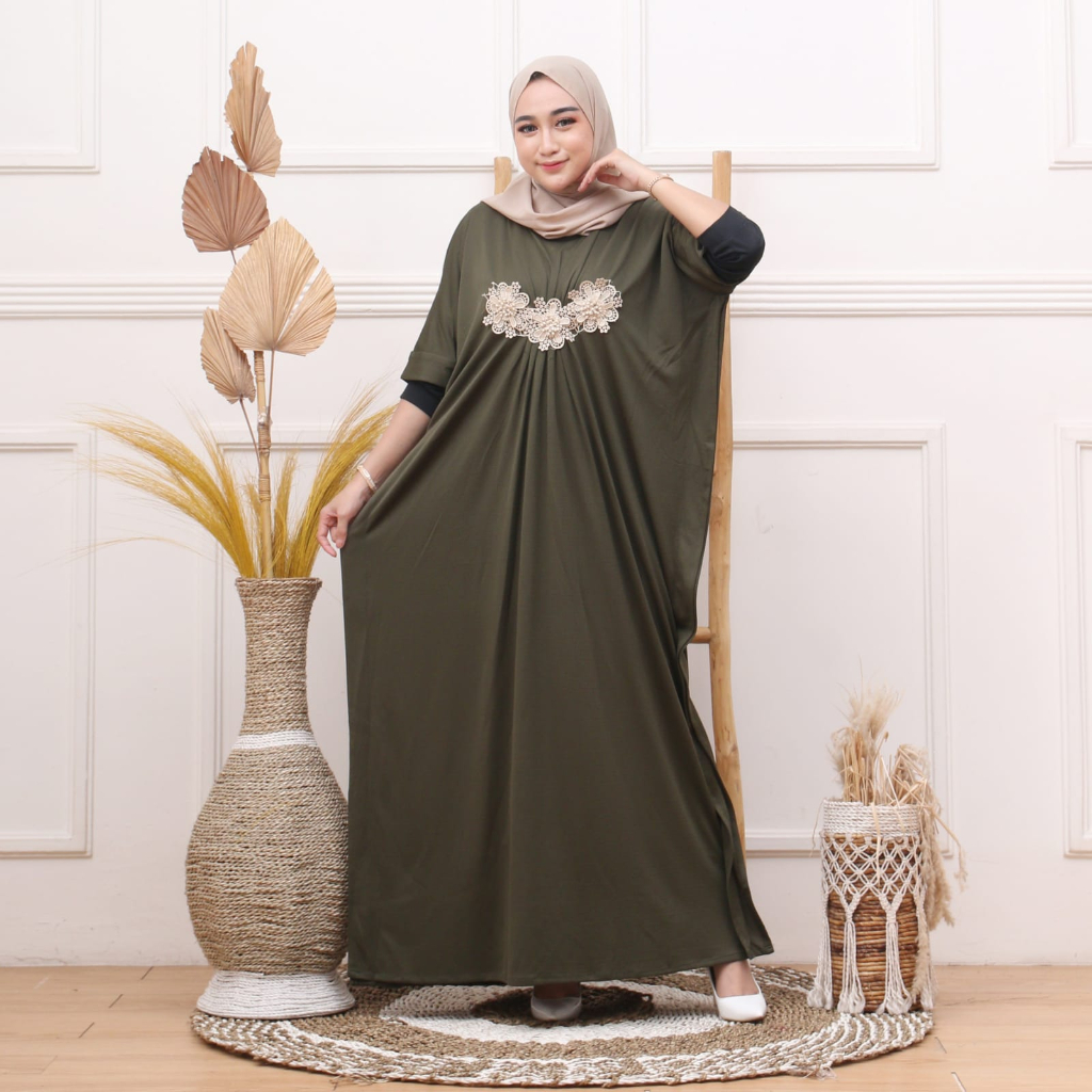 Gamis Bahan Jersey Korea