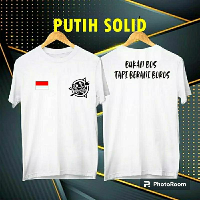 COD/ KAOS BUKAN BOS TAPI BERANI BOROS kaos pria kaos murah wanita pria distro