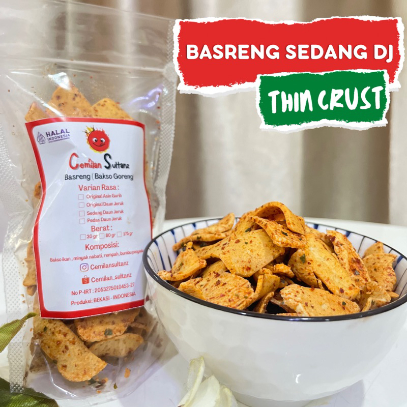 

Basreng by Cemilan Sultanz Rasa Sedang Daun Jeruk