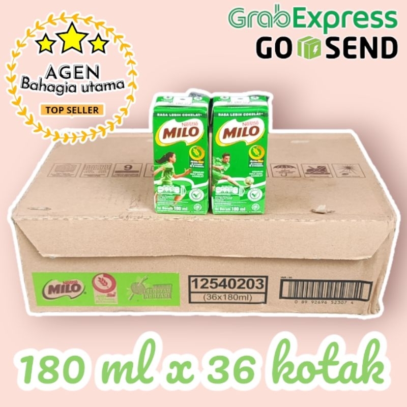 

Milo UHT coklat 180ml (36pcs), GOSEND jakarta & sekitarnya