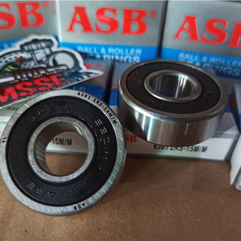 BEARING LAHER LAKER KLAKER ASB 6301 2RS 15 mm PNP TROMOL SUPRA DD GL MEGAPRO TIGER RX KING