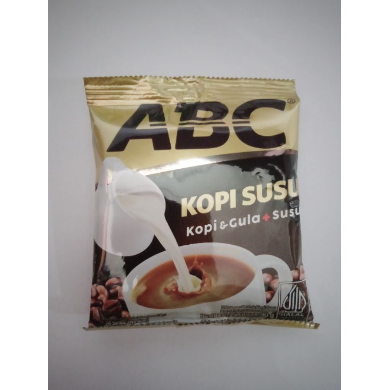 

kopi ABC susu per sachet