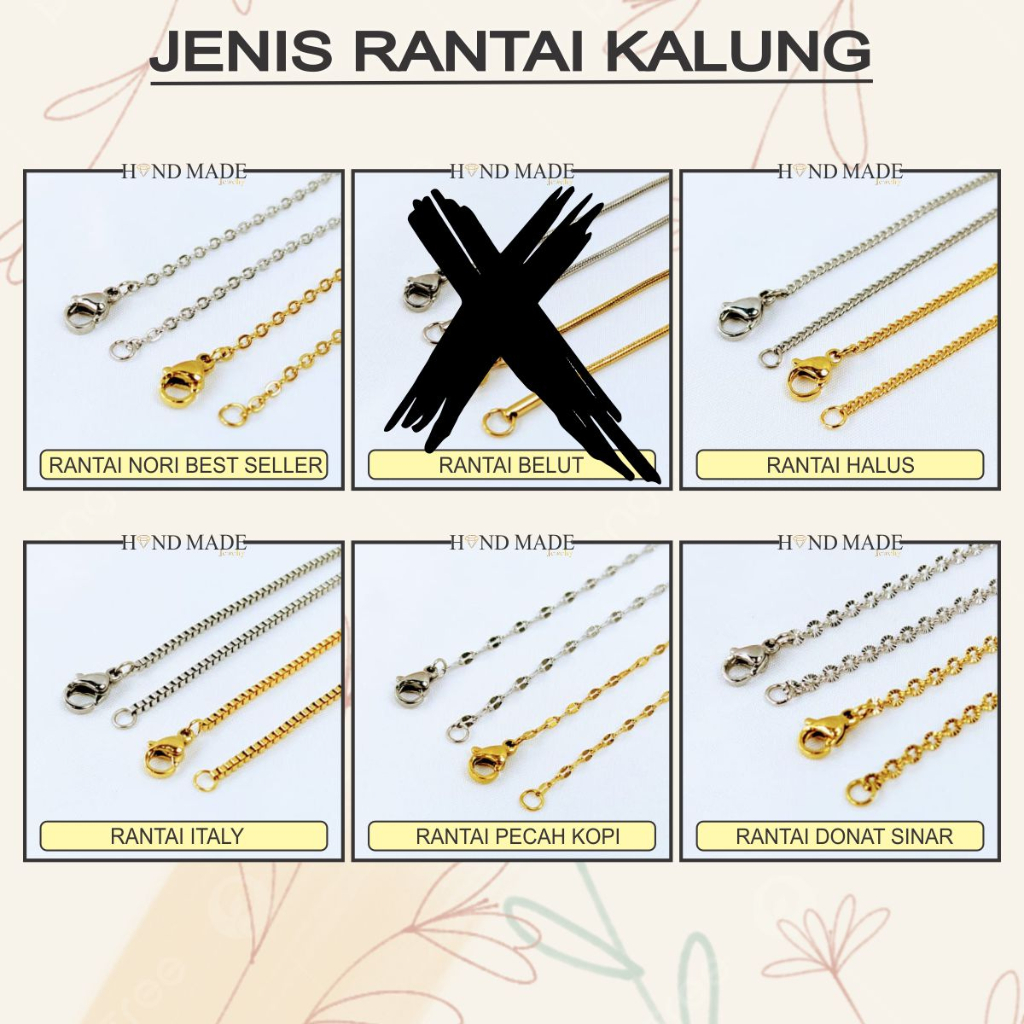 kalung nama anak perempuan kalung nama titanium anti karat anak dewasa kalungnama aksesoris wanita necklace titanium aksesoris fashion