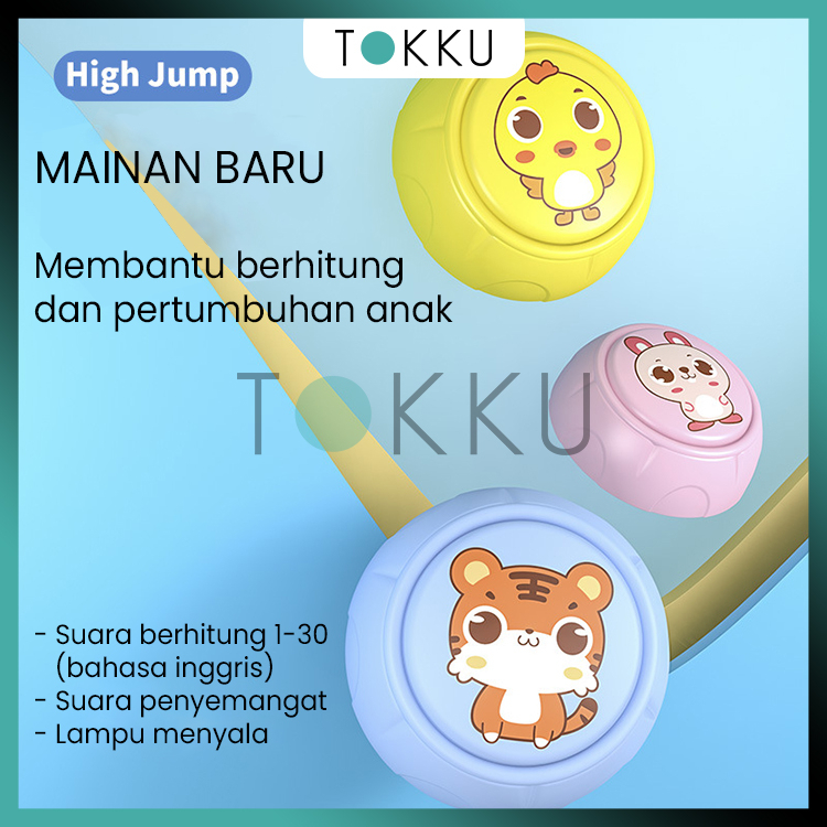 TOKKU Height Finder Jump High Mainan Berhitung Anak/Pertumbuhan Badan Anak/Loncat/Bahasa Inggris