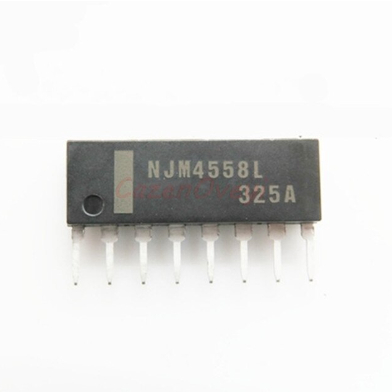 ES IC OPAMP Njm4558L Njm4558 4558 Sip-8 Dual opamp sisir equalizer efek gitar
