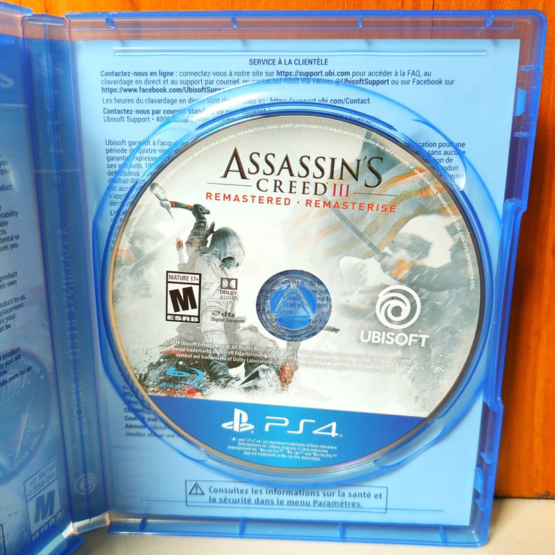 Assassins Creed III Remastered PS4 Kaset Assasins Creed 3 Remastered PS4 Playstation PS 4 5 Liberation Assassin's liberations liberaton liberasion AC creeds asassins assasin assassin asassin asasins AC asasin cred creed3 liberate cd bd games remaster ps5