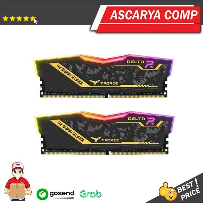 TEAM DELTA TUF RGB DDR4 16GB kit PC25600 3200Mhz - 2x8GB TF9D416G3200H