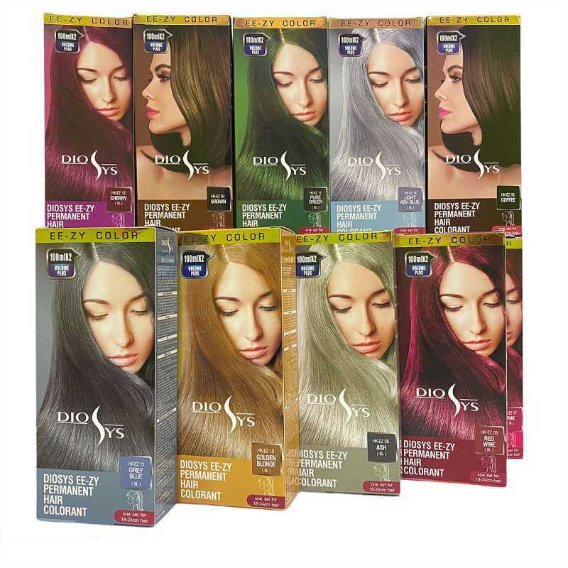 MFI - DIOSYS HAIR COLORANT PERMANENT 100ML &amp; 45ML | PEWARNA RAMBUT