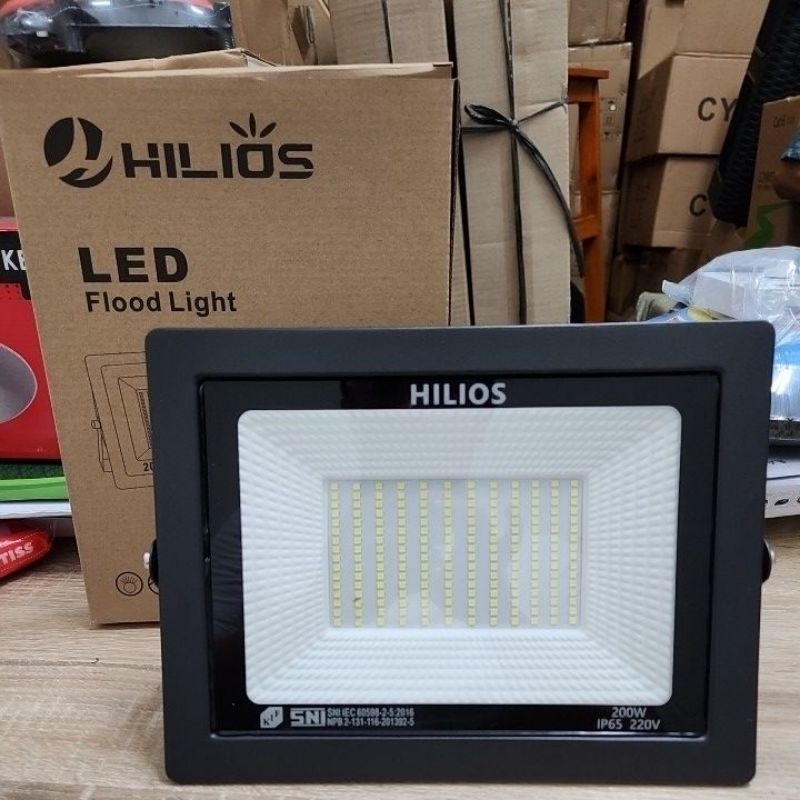 KAP LAMPU SOROT LED 200 WATT HILIOS 200 SNI IP66