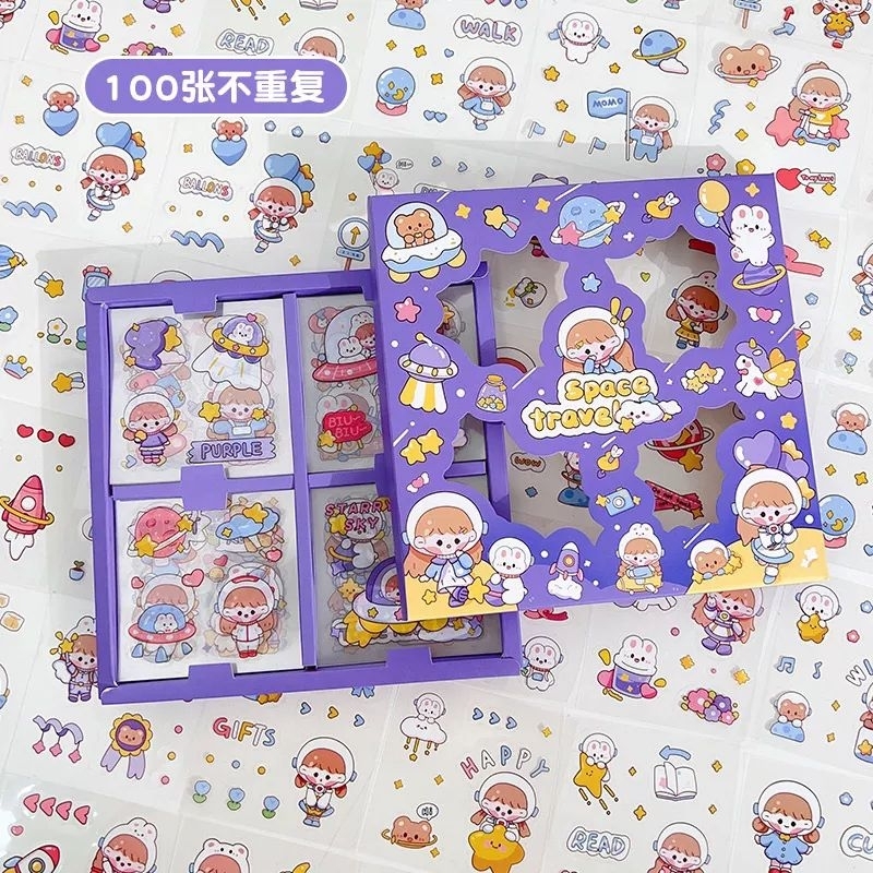 

Stiker box space travel isi 100 lbr