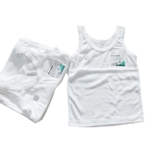 Singlet Baby London Putih Renda