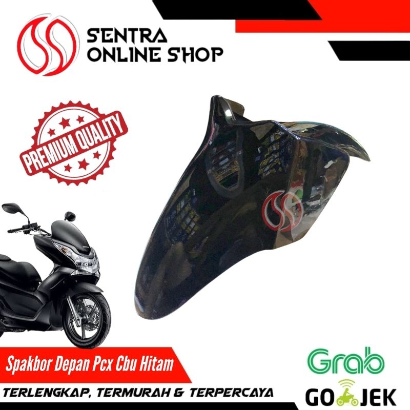 Spakbor depan pcx Cbu hitam