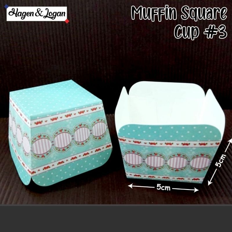 muffin cake case 3 / paper case roti bruder / cup muffin kotak
