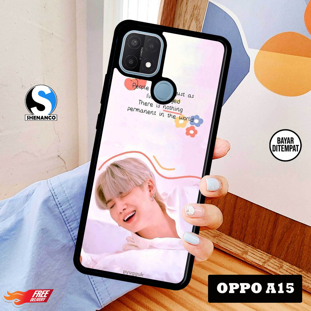 [COD]Promo Case Oppo A15 A15s Gambar Wallpaper Aesthetic Bts 02 Casing Hp Bisa Type Lain Desain Kekinian Hardcase Glossy 2D Fashion Case, Case Lucu Silikon Handphone Cover Hp Kilau Softcase Keren Case Murah Unik  Pria Wanita Shenanco