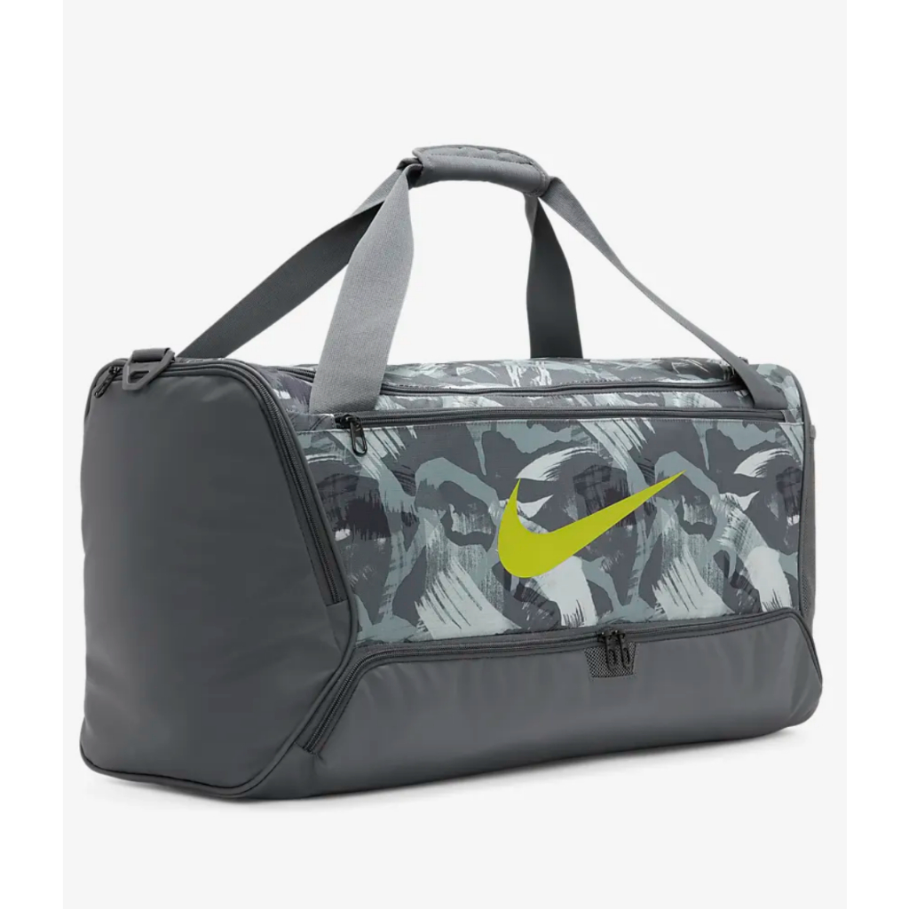 Nike Brasilia Printed Duffel Bag Medium 60L DR6111-068 Tas Original