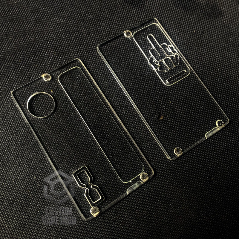 Panel Acrylic Clear Dotaio v2 Motif Fa*Y*U