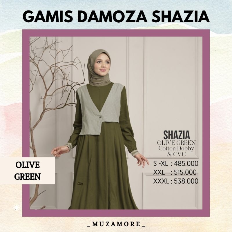 MUTIF GAMIS DAMOZA SHAZIA OLIVE TERBARU 2023