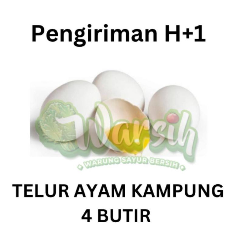 

WARSIH • TELUR AYAM KAMPUNG 3 BUTIR