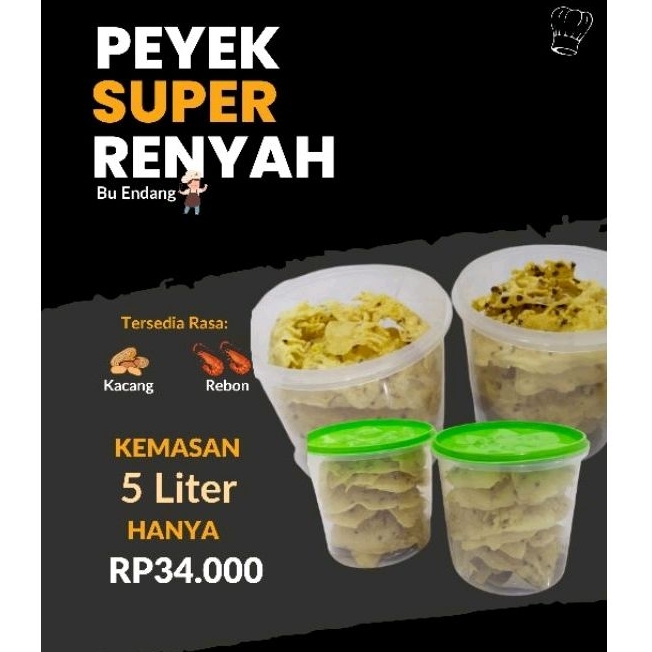 

PEYEK KACANG dan REBON PREMIUM !!