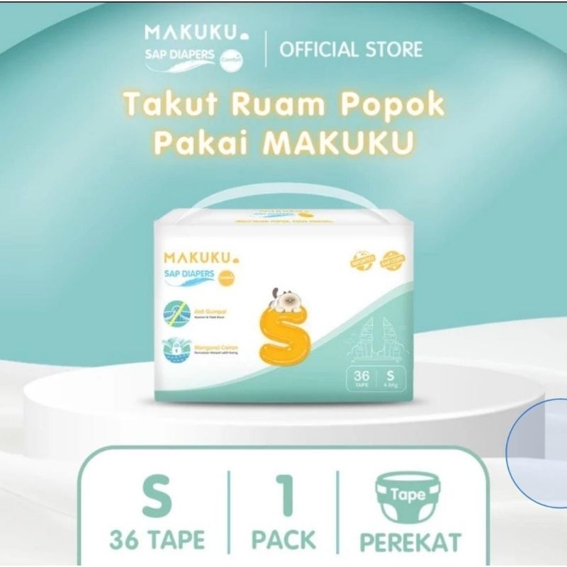 Makuku SAP diapers comfort+ Popok Bayi SAP