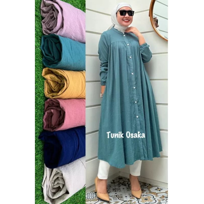 TERBARU LONGDRES TUNIK JUMBO  POLOS  OVERSIZE CRINKLE AIRFLOW// KEMEJA TUNIK OVERZISE CRINKLE AIRFLOW VIRAL