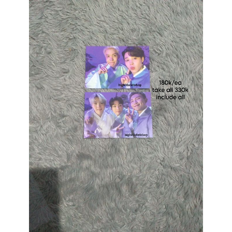 [READY STOCK] PC PHOTOCARD DALMAJUNG 2022 JIHOPE & NAMGIKOOK TWIN RINGS