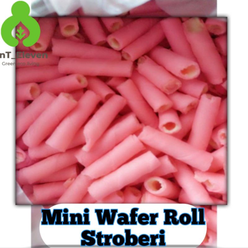 

Cemilan Mini Wafer Strawberry Enak Renyah (100gr)