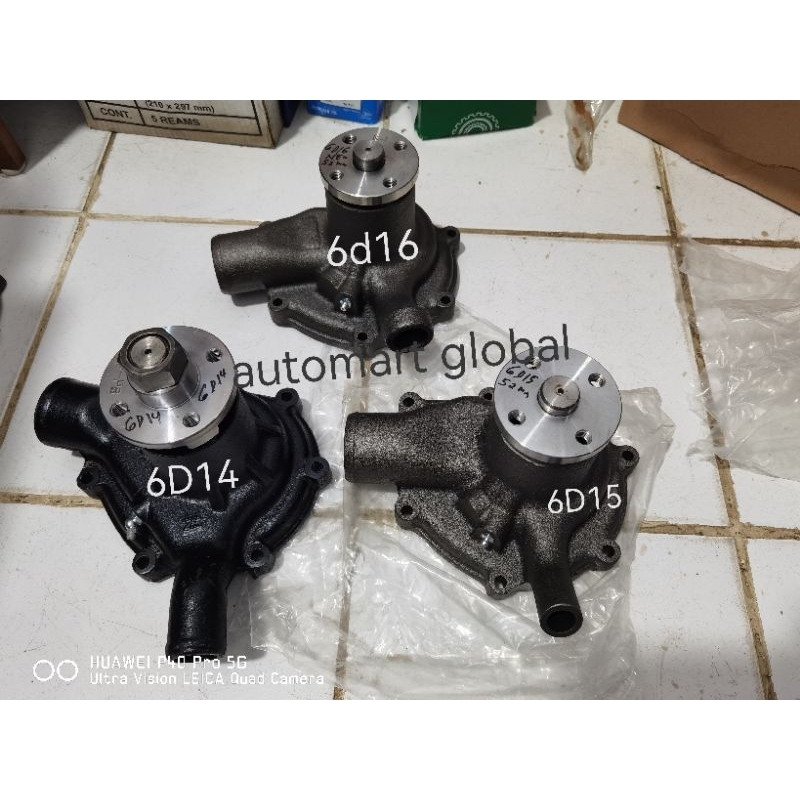 water pump pompa air fuso 6d16 biasa merk titan