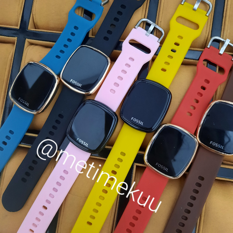 (COD) MT58 | JAM TANGAN UNISEX PRIA WANITA FS LED DIGITAL TALI RUBBER PREMIUM | JAM TANGAN CEWE DIGI