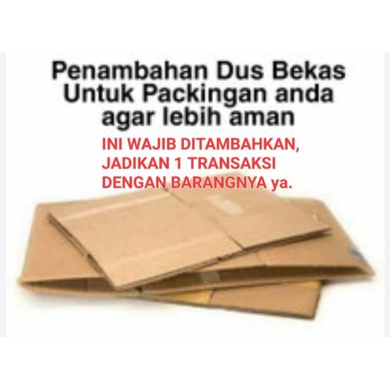 

DUS / TAMBAHAN DUS ATAU DOUBLE DUS ATAU BUBBLE EXTRA