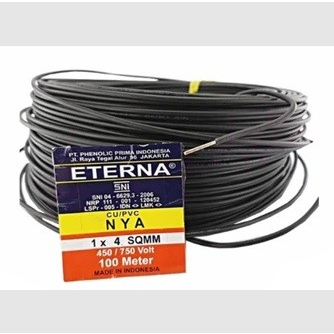 KABEL POTONG ETERNA NYA 4MM TUNGGAL HARGA PERMETER