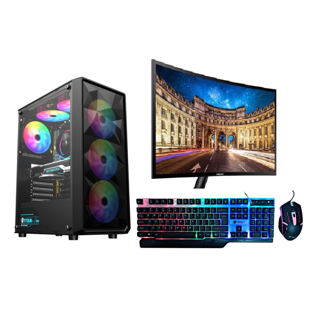 FUL LSET PC GAMING CORE  i7 2600 I DDR 16GB I VGA GT 1030 2GB I SSD SIAP GAME BERAT