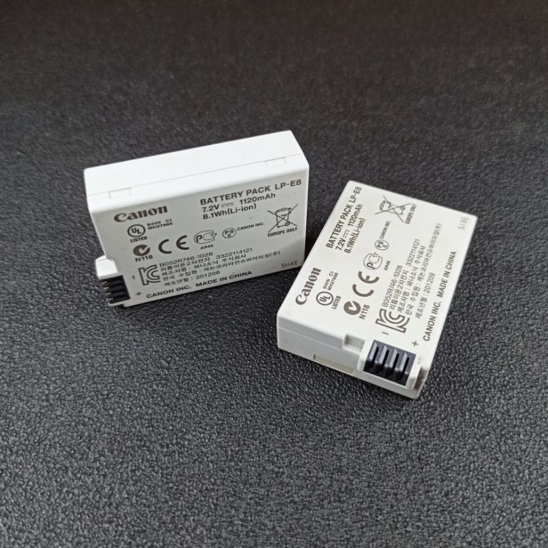 Baterai Canon LP E8 LPE8 Original