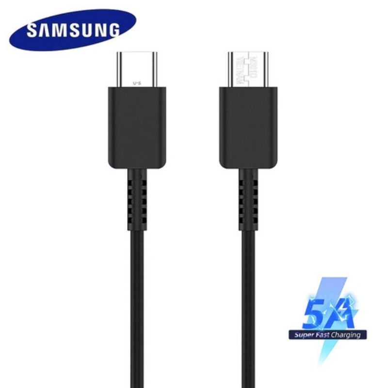 Kabel Data Samsung S22 S22 Plus 5A 45W USB C to C Original