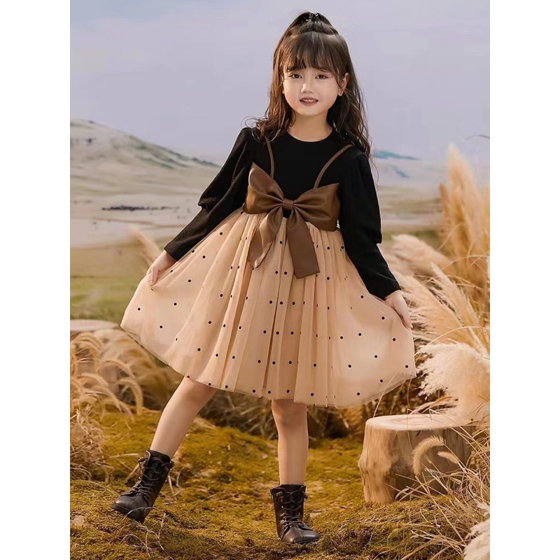 Blensya Dress | dress tulle set vest anak