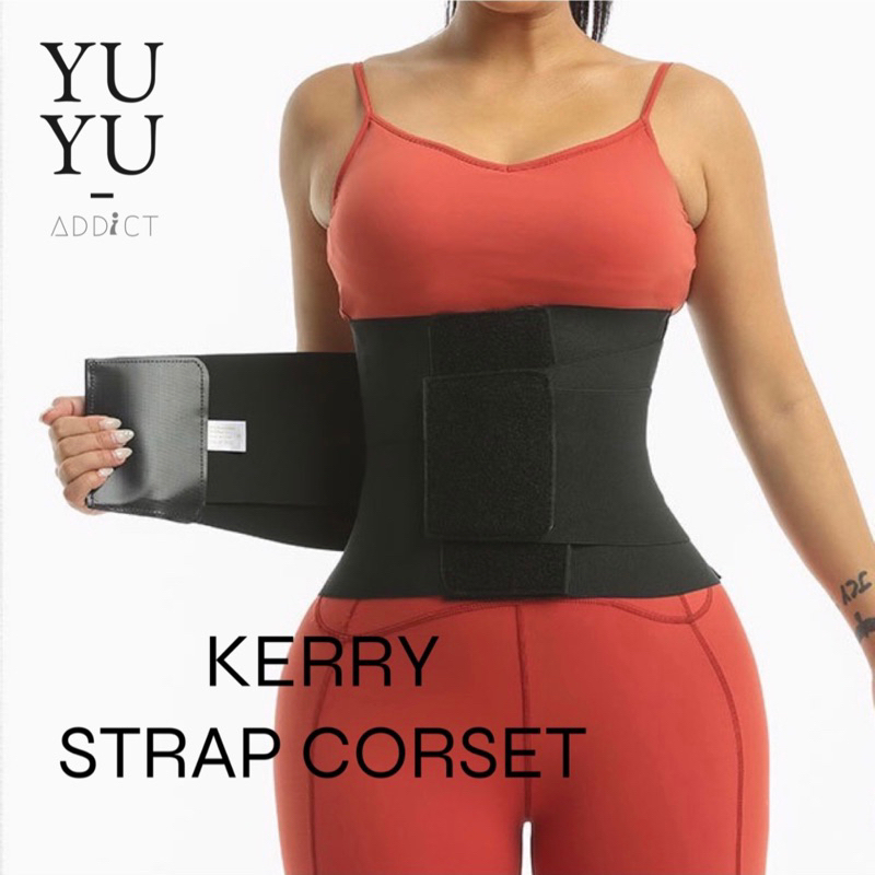 YUYUADDICT - Korset Mini-Jumbo Premium Sport Core Korset with Strap Waist Shaper Triple Compression 