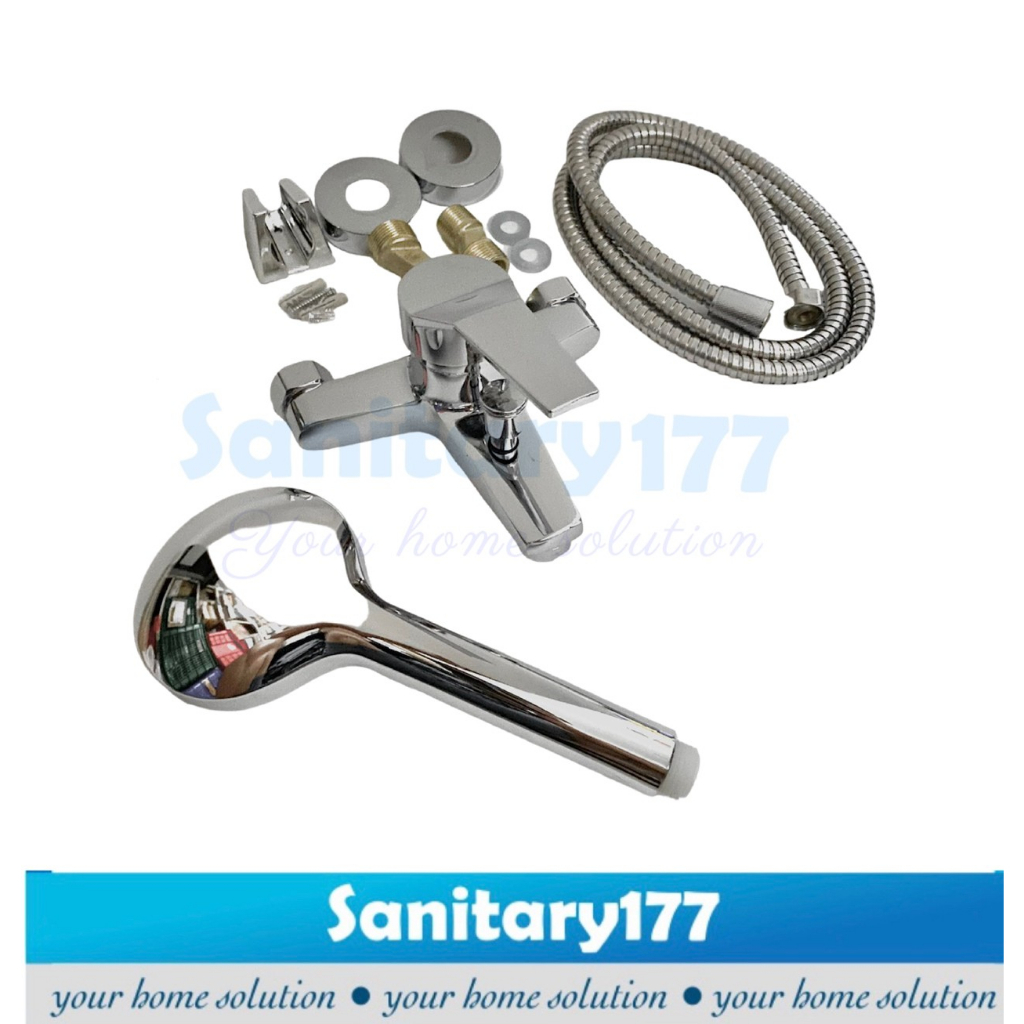 Kran Panas Dingin Bathtub Set Murah KD506- Keran Bath Tub Shower Mandi Set mixer bathtub bakip semprotan hot cold /G41a
