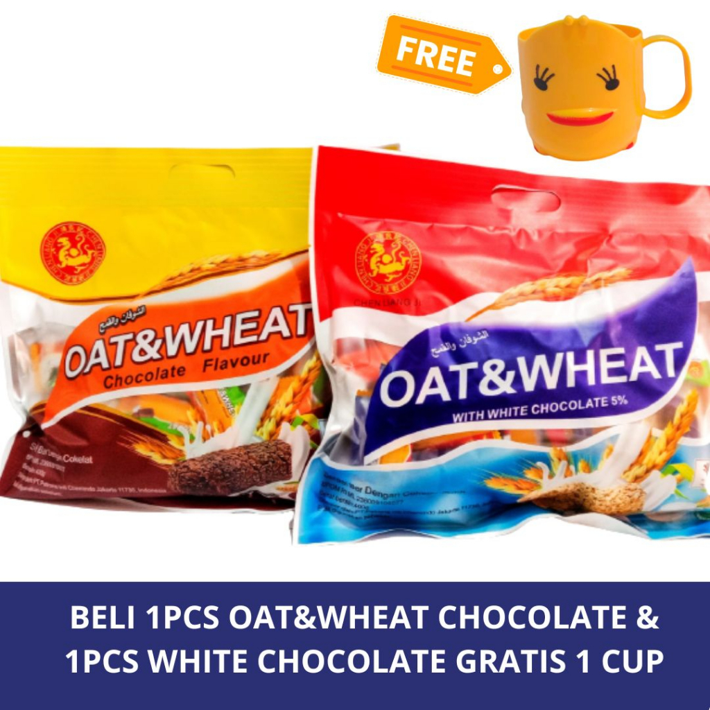 

Oat & Wheat Camilan Gandum Chen liang Ji 400gr