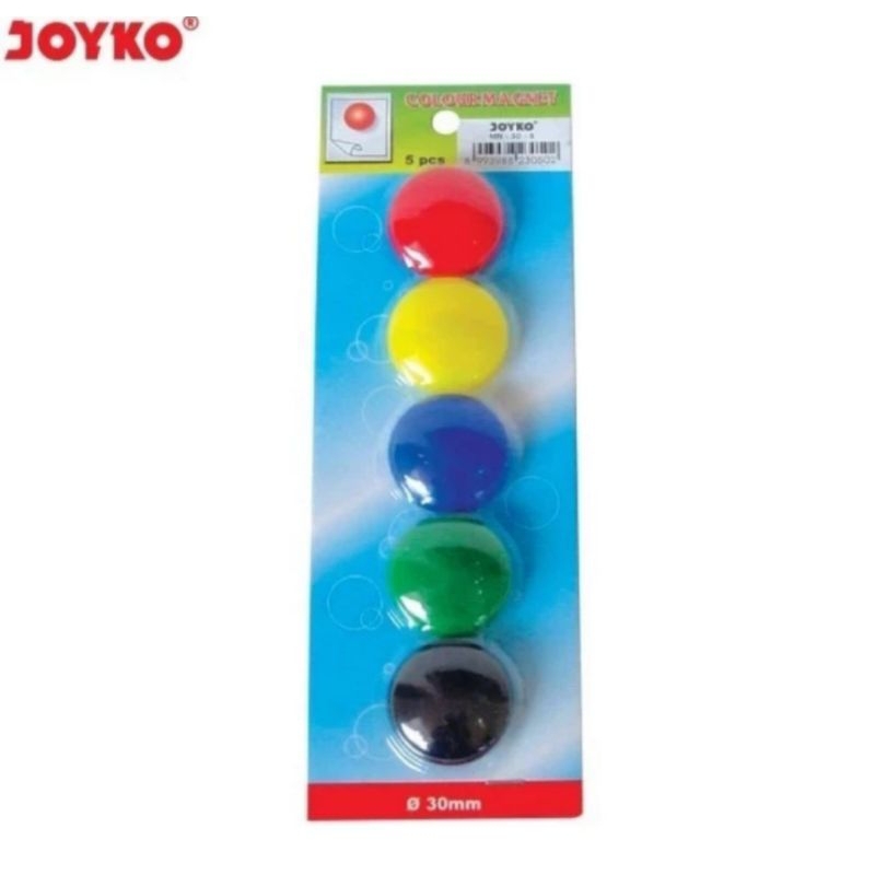 

Magnet Warna / Magnet Papan Tulis Joyko MN-30-5
