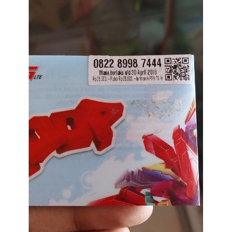 NOMOR CANTIK SIMPATI LOOP 4G TRIPLE EKOR 444 RAPIH